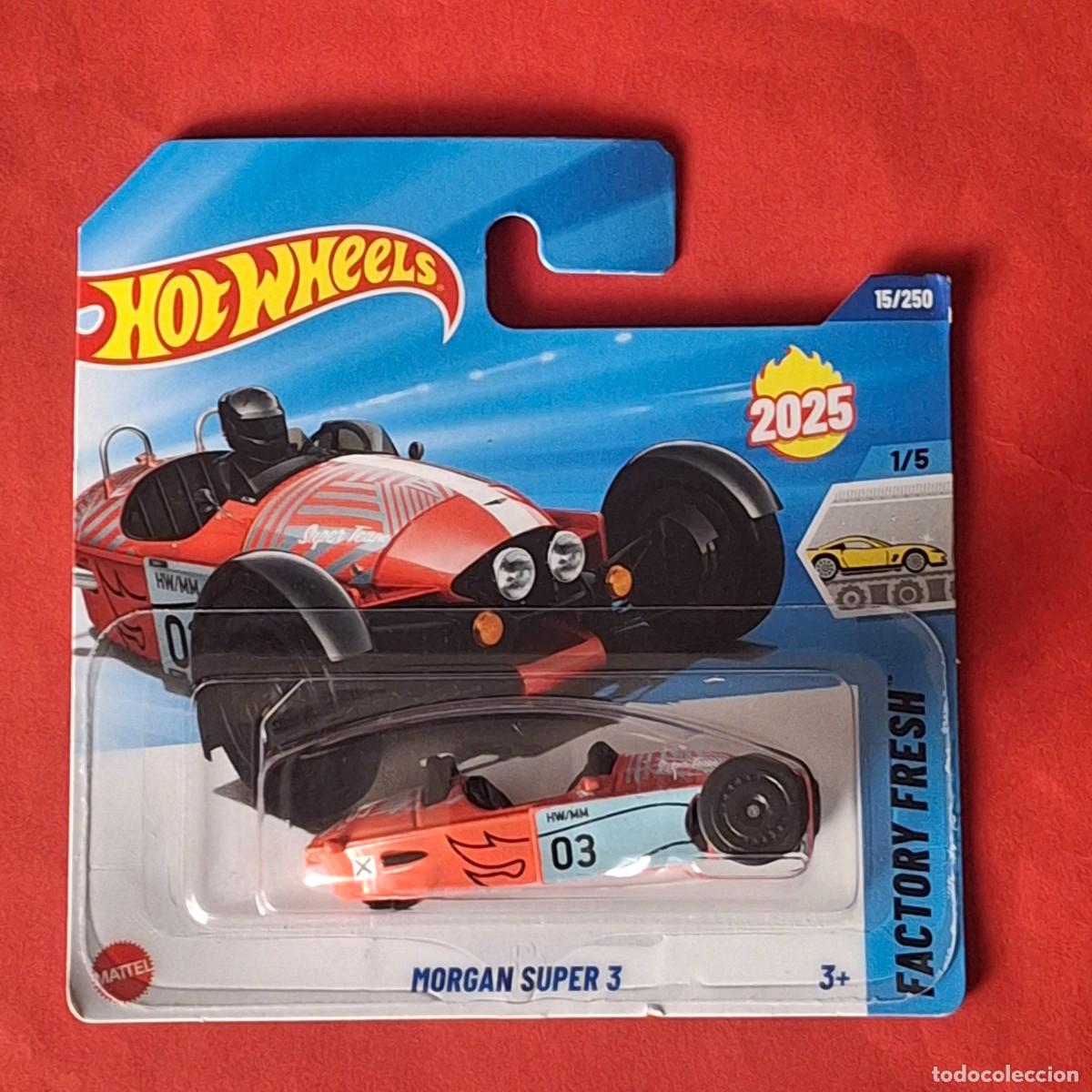 HOT WHEELS 2025 15/250 - MORGAN SUPER 3 - NUEVO EN BLISTER - ESCALA 1/64