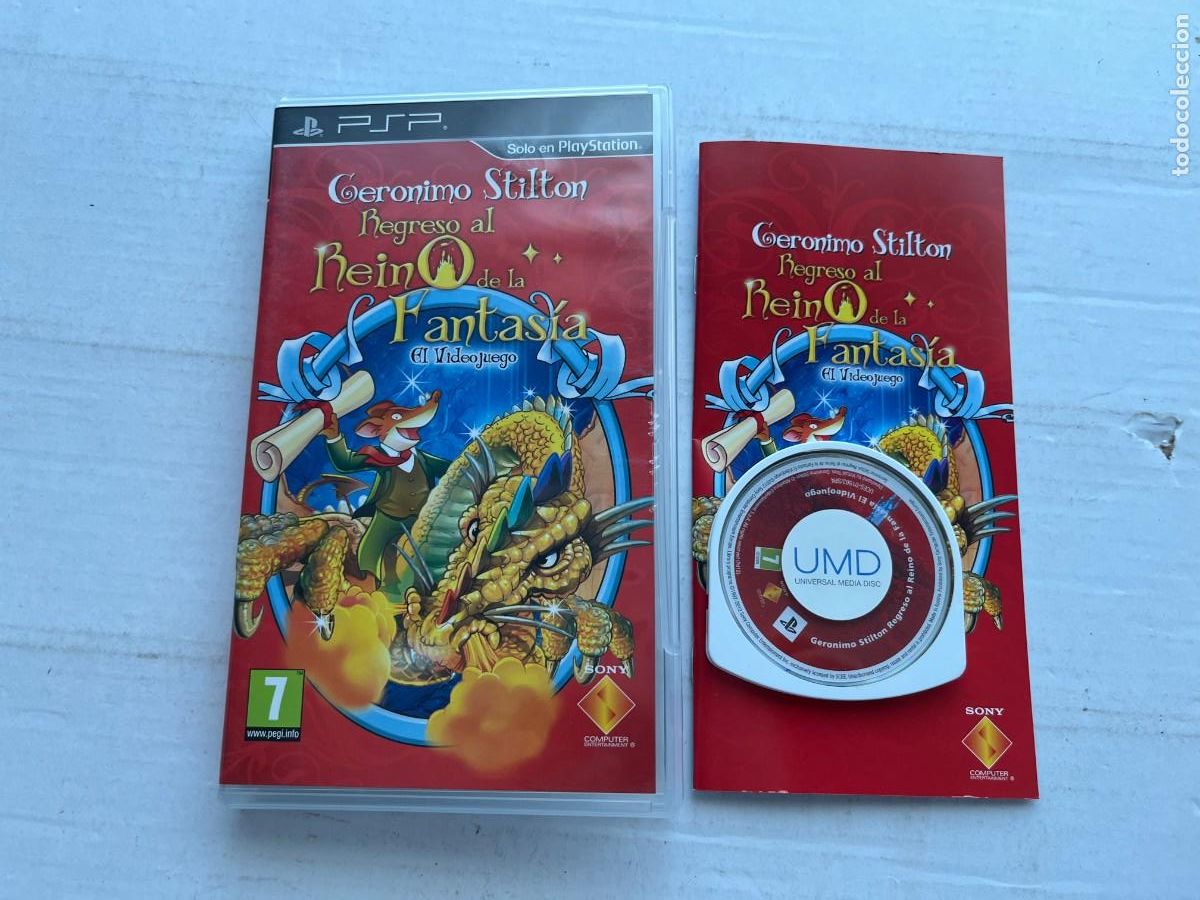 GERONIMO STILTON REGERSO AL REINO DE LA FANTASIA - PSP KREATEN