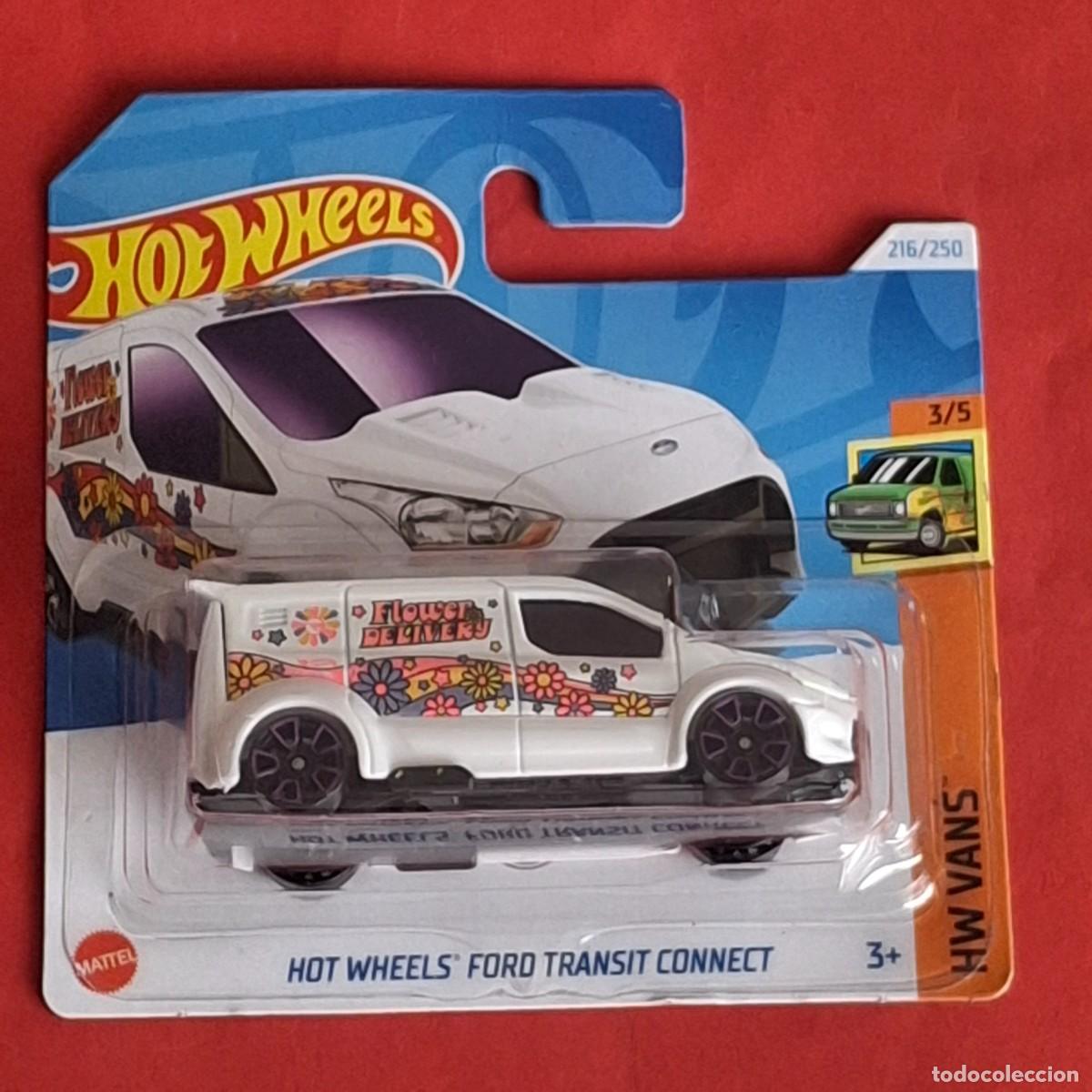 HOT WHEELS 2024 216/250 - FORD TRANSIT CONNECT TH TREASURE HUNT - NUEVO EN BLISTER - ESCALA 1:64