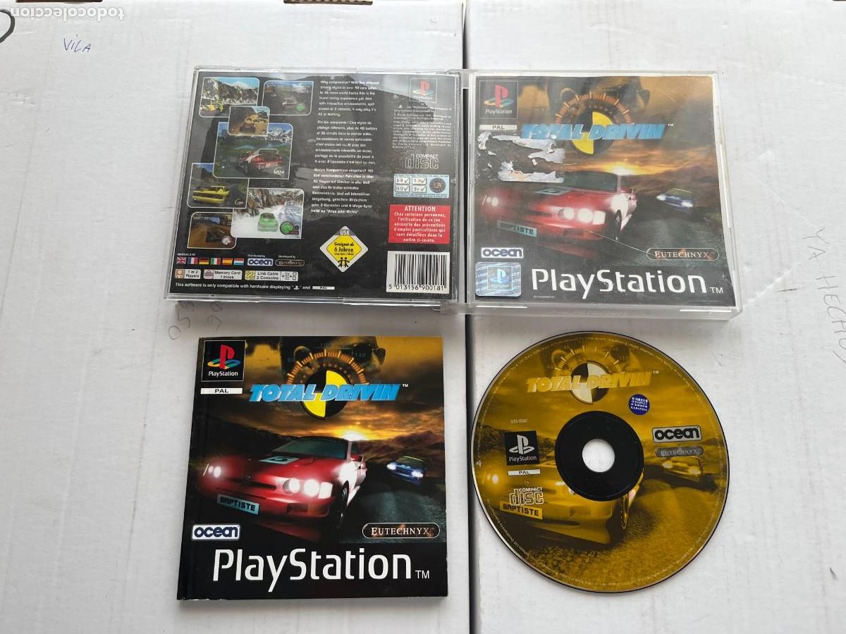 TOTAL DRIVIN - PSX PS1 PSONE PLAYSTATION 1 PLAY STATION ONE KREATEN