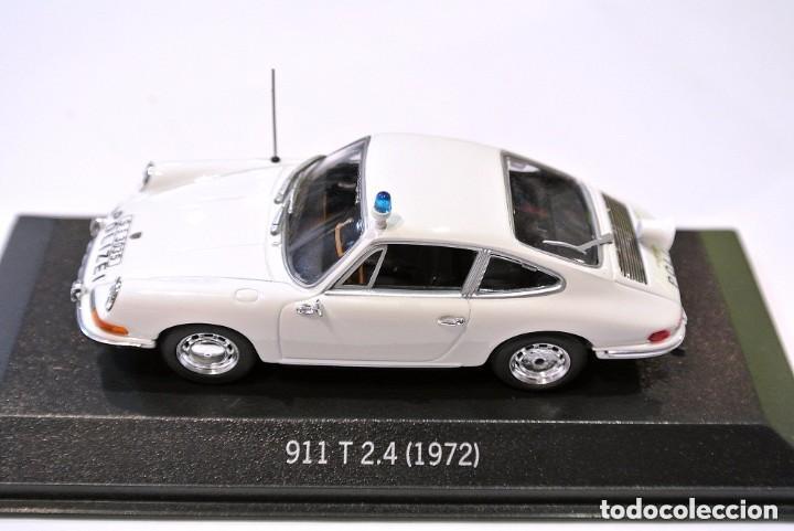 Coche de Policía Porsche 911 T 2.4 (1972), Ed. original Porsche WAP 020 SET 38, 1:43, Nuevo con caja