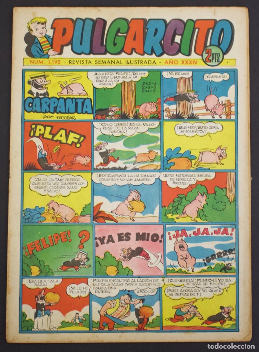 PULGARCITO n.1193 (1954), (Pulgarcito, Bruguera 1946)