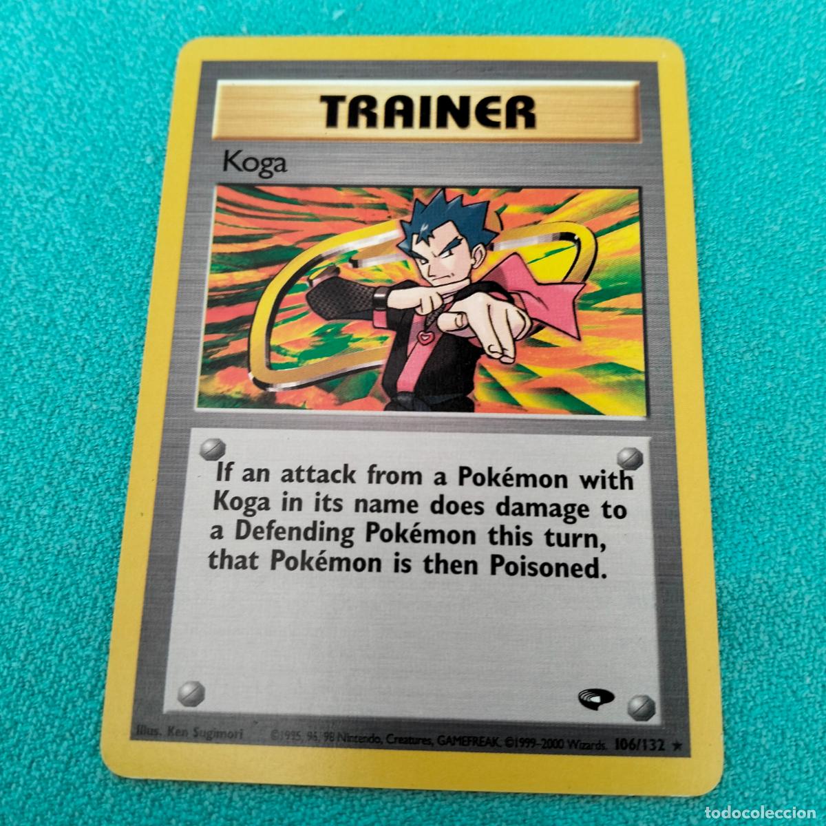 Koga 106/132 1999-2000 carta Pokémon inglés
