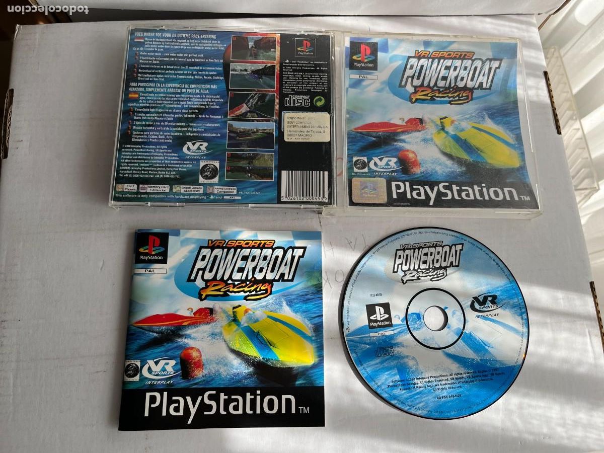 VR SPORTS POWERBOAT RACING - PSX PS1 PSONE PLAYSTATION 1 PLAY STATION ONE KREATEN