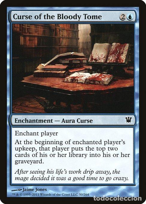 Carta MTG-MaledizionedelTomoInsanguinato-Innistrad-50-ITA-EX- C - Magic the Gathering