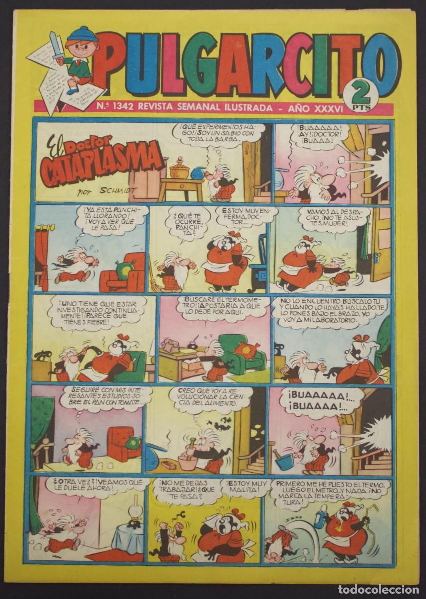 PULGARCITO n.1342 (1957), (Pulgarcito, Bruguera 1946)