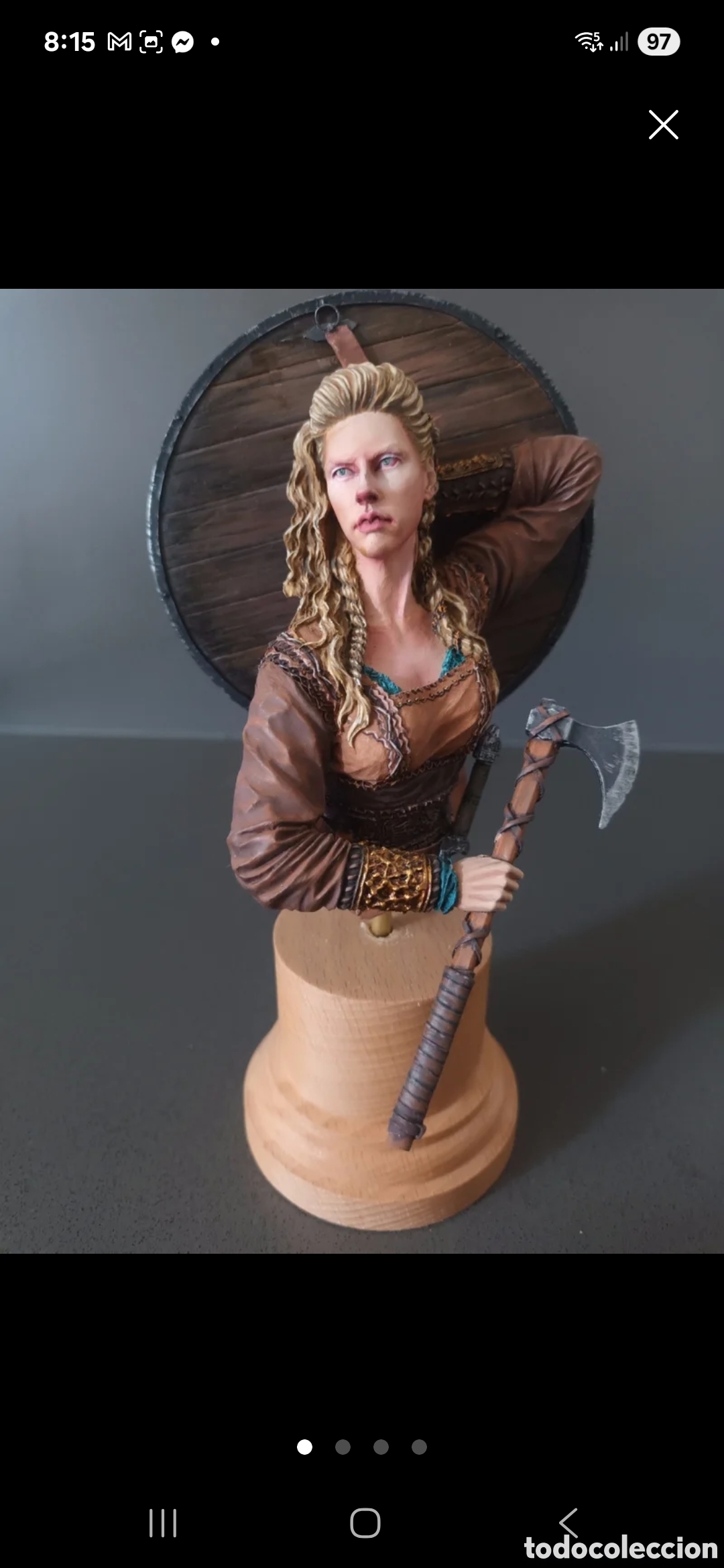 BUSTO ESCUDERA VIKINGA 1/10
