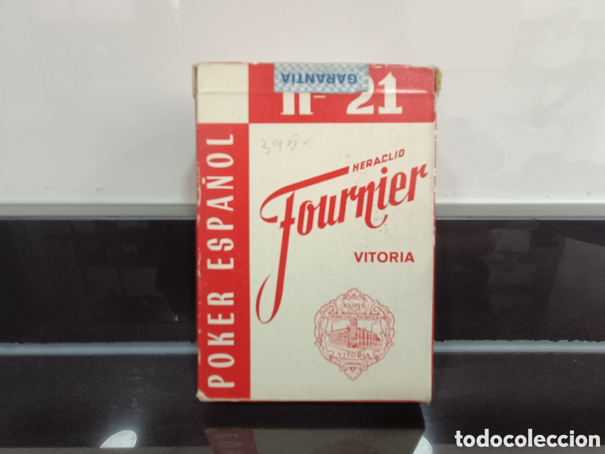 Vintage Baraja poker español Número 21 Heraclio Fournier Vitoria