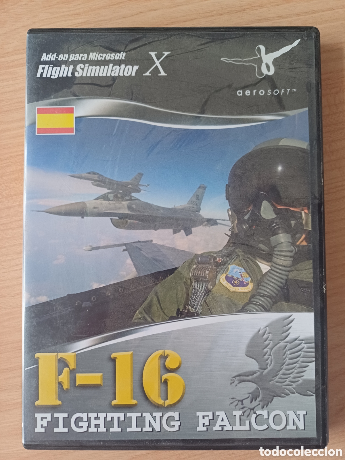 F-16 FIGHTING FALCON EXTENSION FLIGHT SIMULATOR VIDEOJUEGO PC