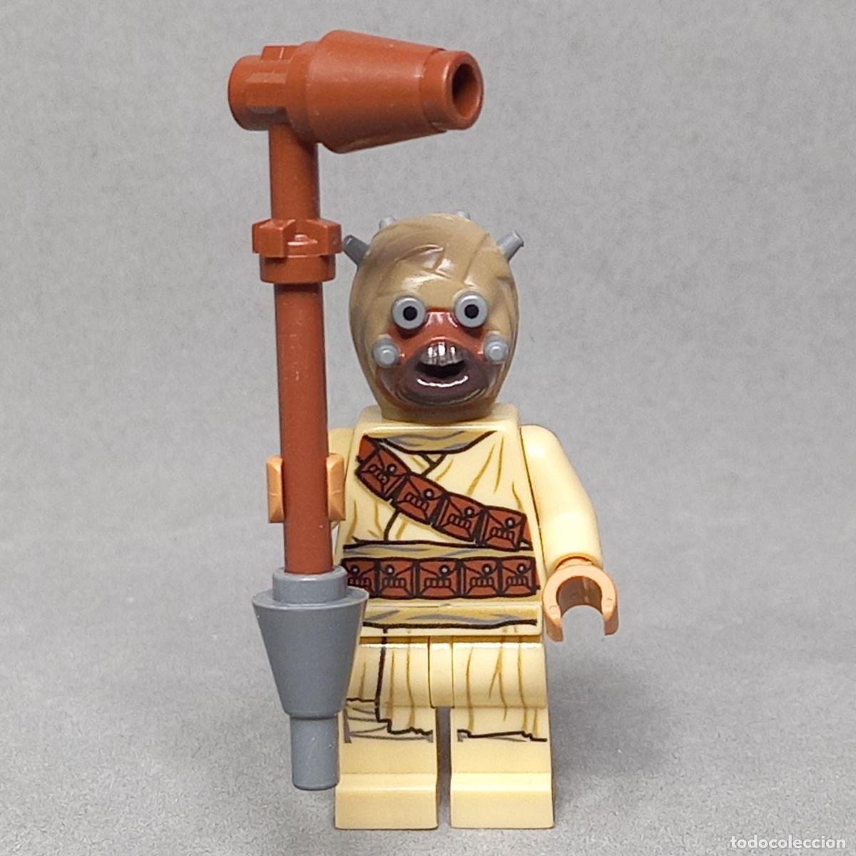 Tusken Raider, Morador de las arenas. Minifigura original LEGO del universo Star Wars