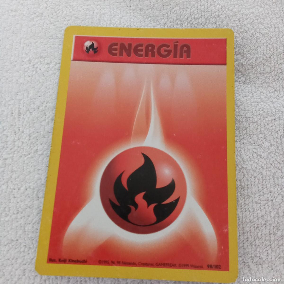 Carta pokemon ENERGIA 98/102 edicion 1999