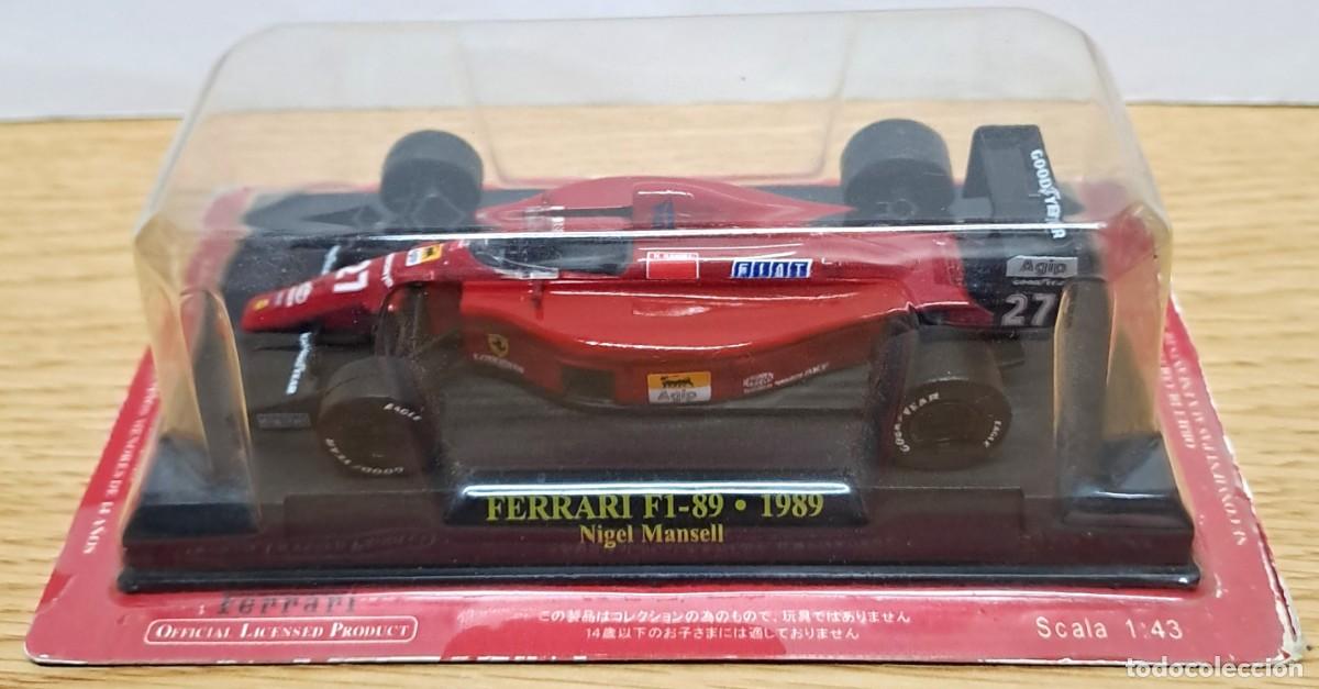 FERRARI F1-89 DE 1989 A SCALA 1:43, EDICCIONES DE ALTAYA, PILOTO NIGEL MANSELL. FERRARI-19