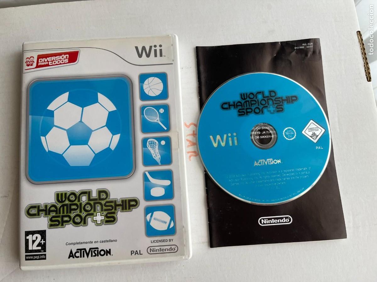 WORLD CHAMPIONSHIP SPORTS - NINTENDO WII KREATEN