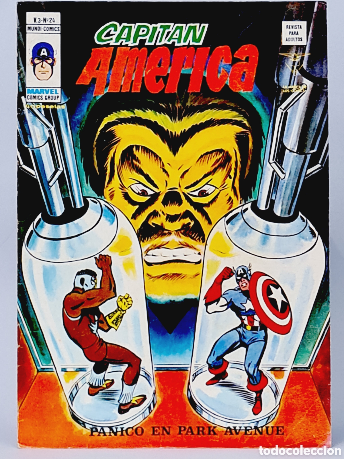 CAPITÁN AMÉRICA 24 PÁNICO VOL3 CÓMICS VERTICE MARVEL VOLUMEN VOL.3 MUY BUEN ESTADO
