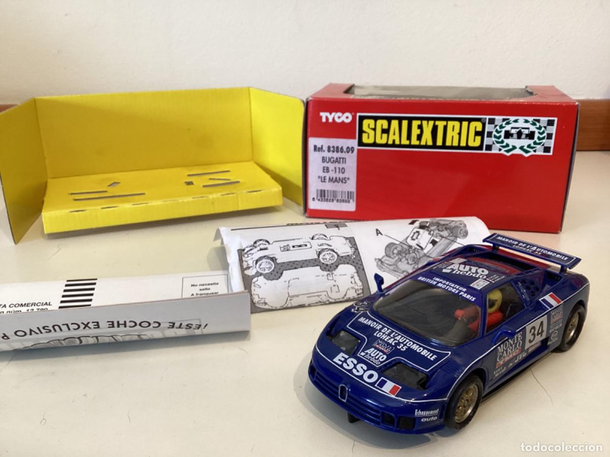 Bugatti EB 110 ”Le Mans” Scalextric Tyco Ref 8386.09 1/32