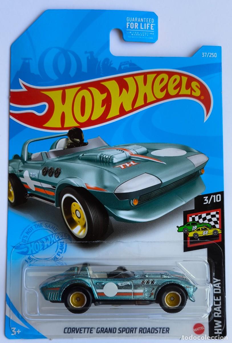 HOT WHEELS CORVETTE GRAND SPORT ROADSTER. HW RACE DAY 3/10. STH. SUPER TREASURE HUNT.