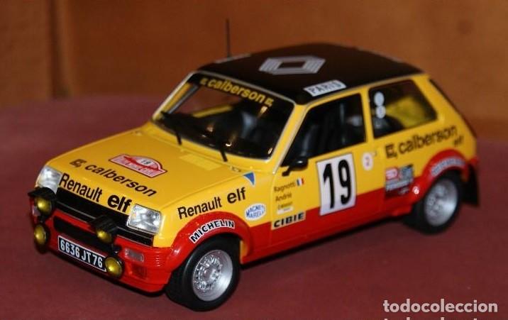 RENAULT 5 ALPINE RALLYE DE MONTECARLO 1978 RAGNOTTI ESCALA 1/18 DE ALTAYA EN su CAJA