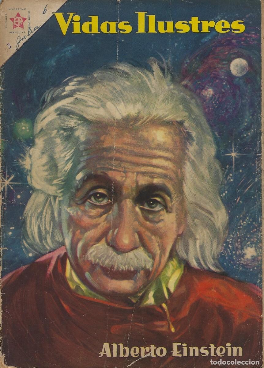 VIDAS ILUSTRES - NOVARO MEXICO # 003 1-abr.-1956 ALBERTO EINSTEIN