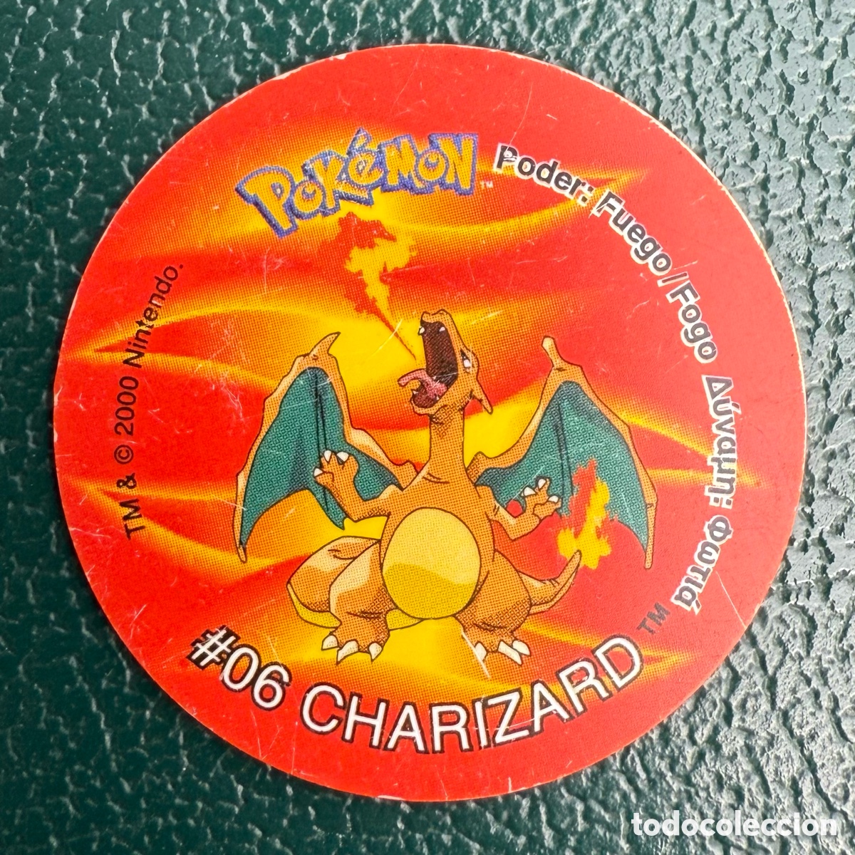 TAZO Nº 55 #06 CHARIZARD COLECCIÓN 2001 POKEMON TAZOS 2 MATUTANO