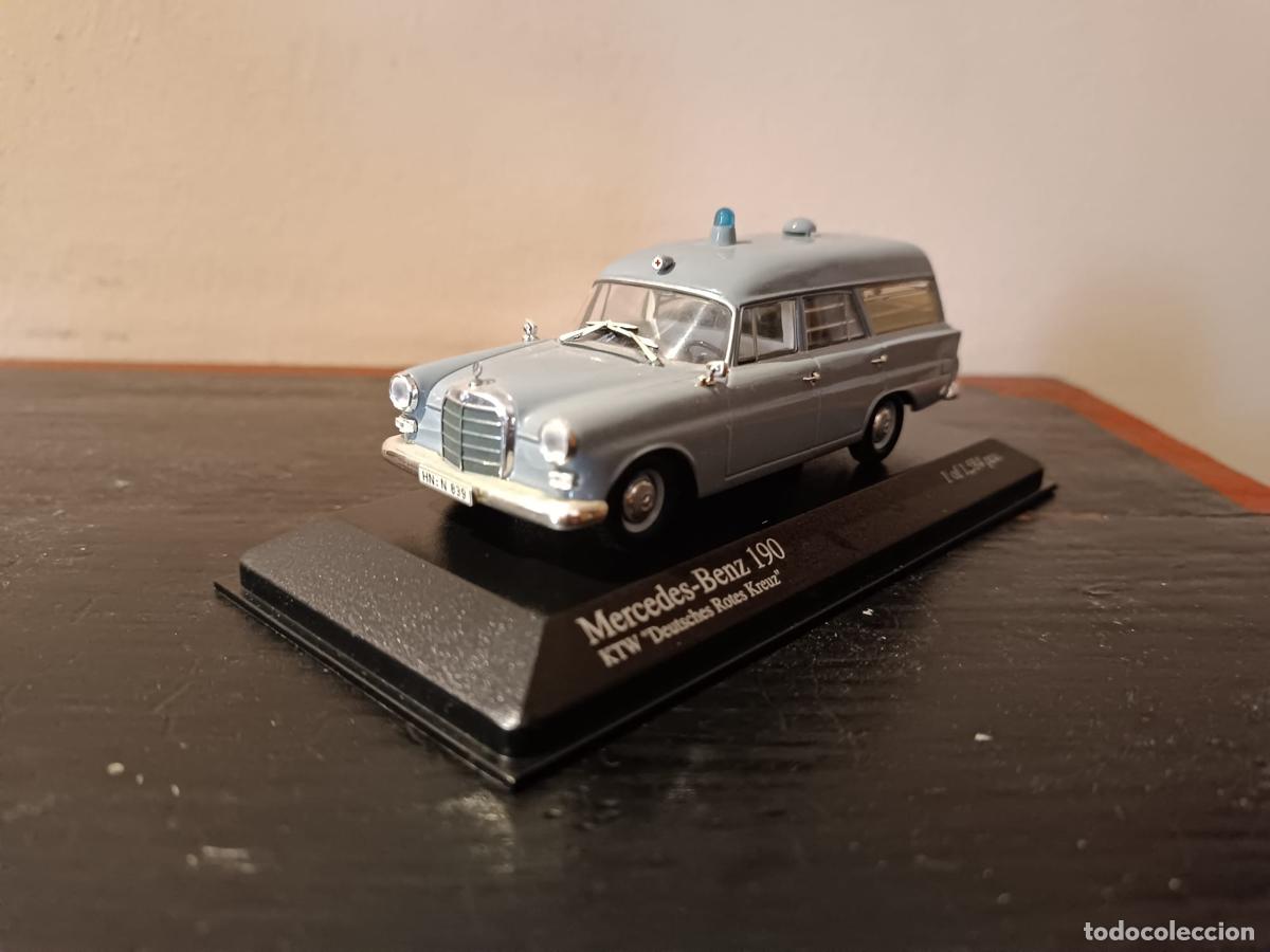Mercedes Benz 190 Ambulancia Deutches Rotes Kreuz 1961 - Minichamps - Escala 1/43