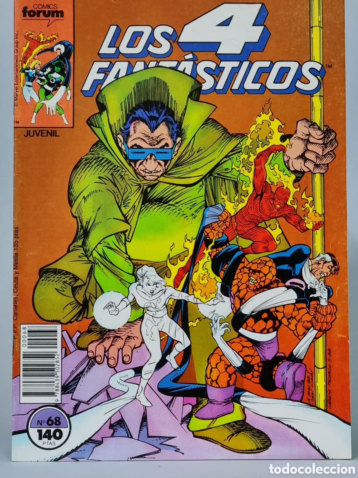 CÓMIC CASI EXCELENTE FANTÁSTICOS 68 FORUM MARVEL VOL1 VOLUMEN VOL.1