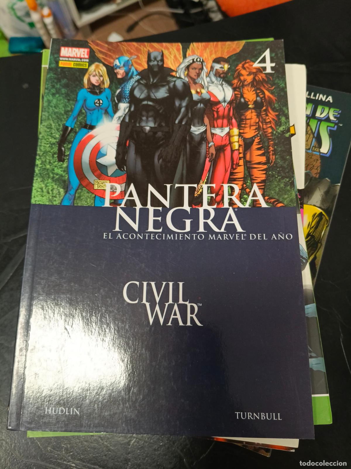 PANTERA NEGRA VOL.1 N.4 CIVIL WAR : CRÍMENES DE GUERRA marvel