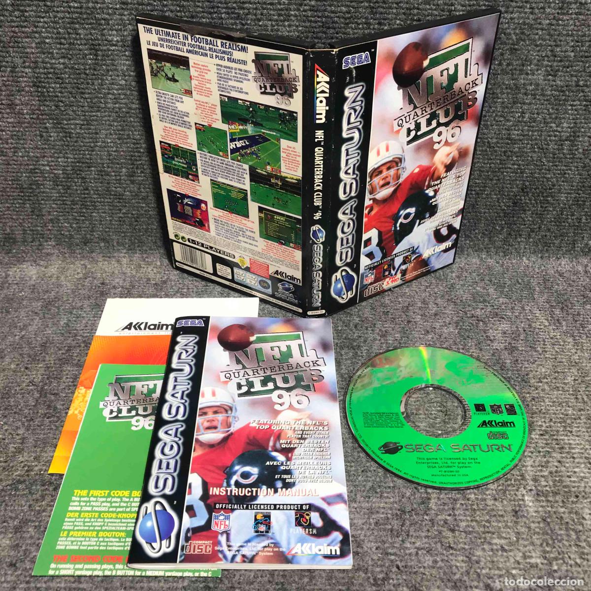 NFL QUARTERBACK CLUB 96 SEGA SATURN