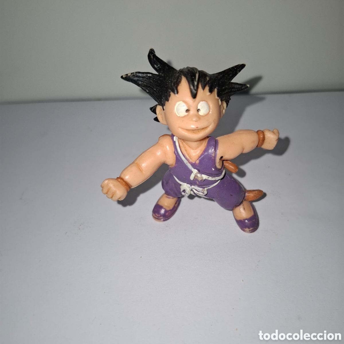 GOKU FIGURA DE PVC MADE IN SPAIN AÑOS 90 YOLANDA BOLA DE DRAGON BALL