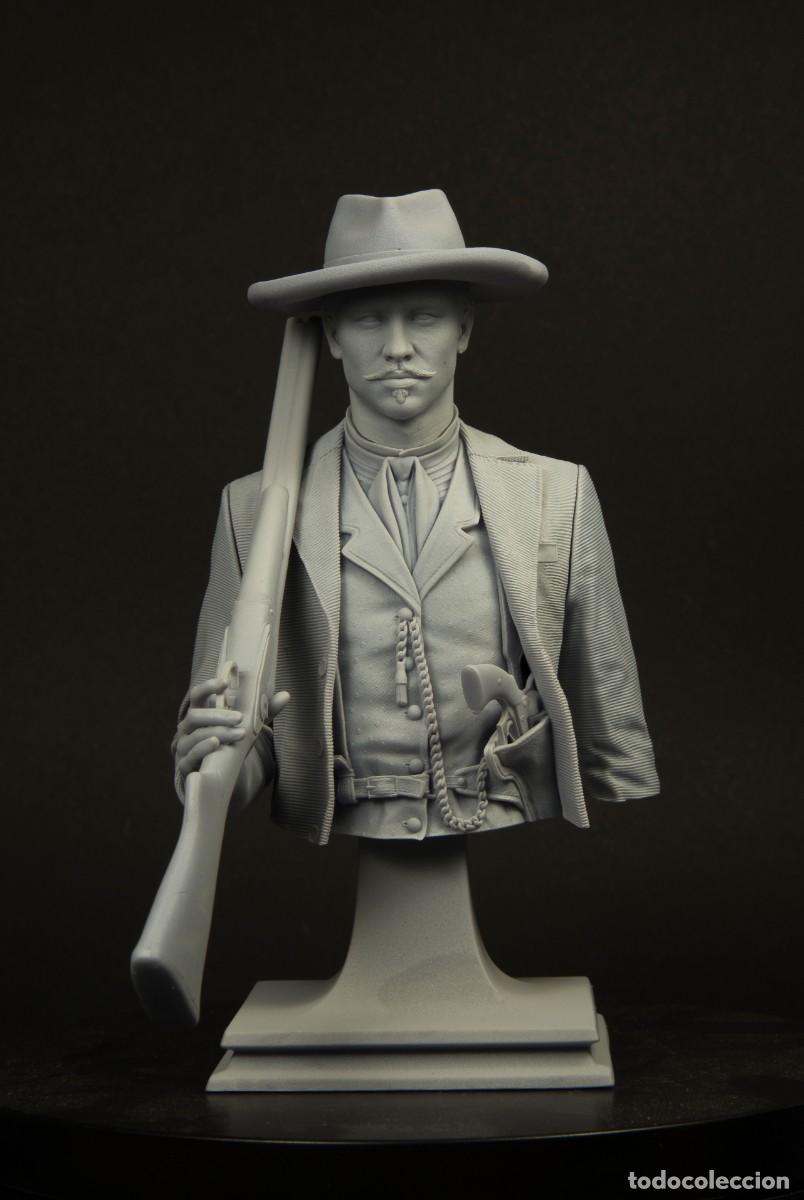 Busto de Resina. Doc Holiday. Tombstone. Escala 1/10. 3D. Listo para pintar.