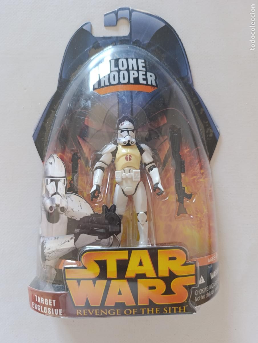 FIGURA CLONE TROOPER - STAR WARS REVENGE OF THE SITH - TARGET EXCLUSIVE - HASBRO - NUEVO (092Aw)