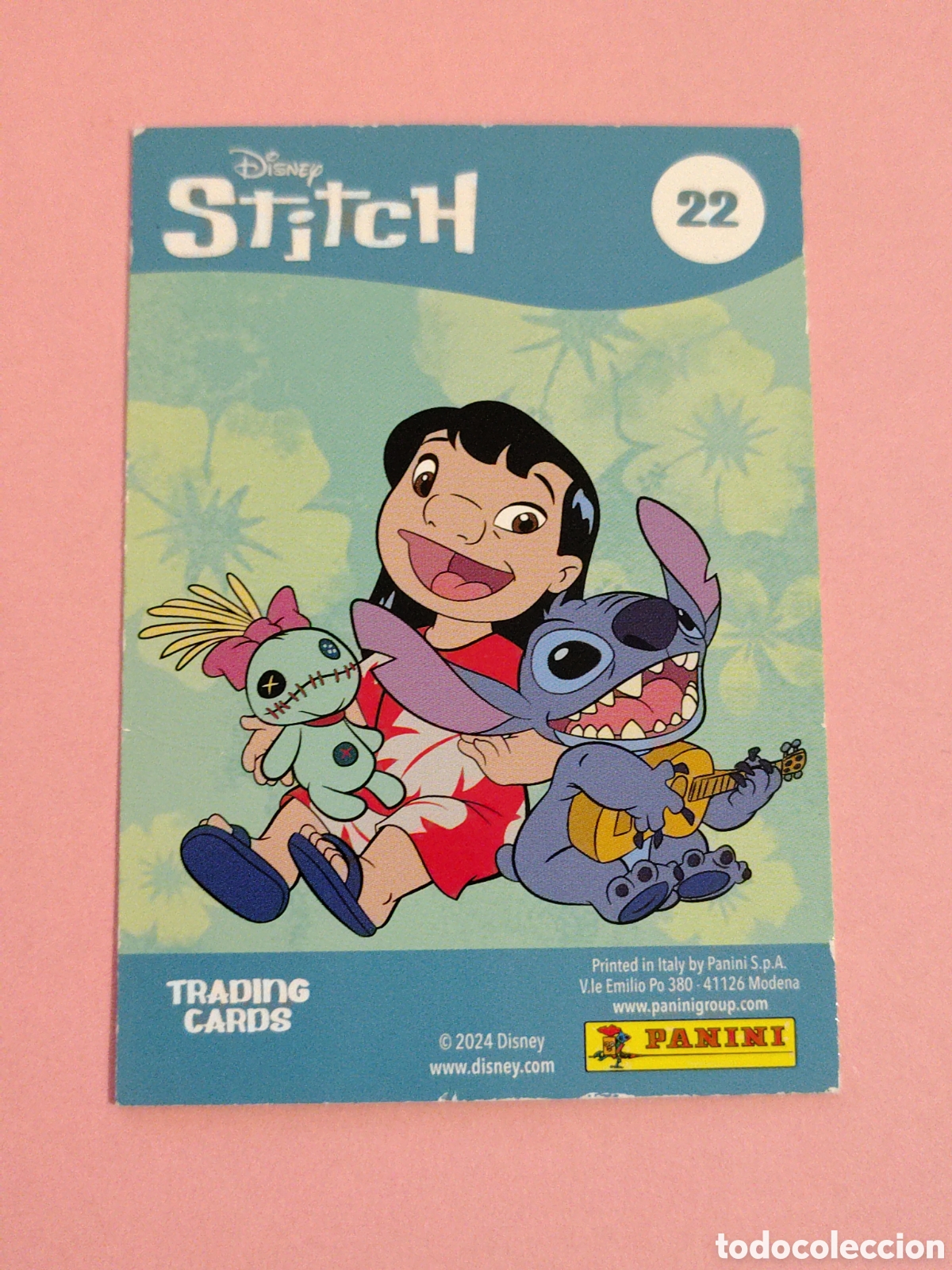 Stitch 2024 Disney n° 22 Trading Card Panini