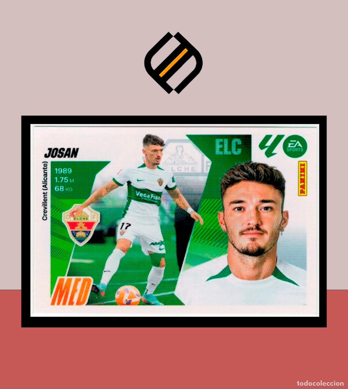 LIGA ESTE 2025 2026 25 26 PANINI ELCHE Nº 15A 15 A JOSAN STICKER ALBÚM COLECCIÓN