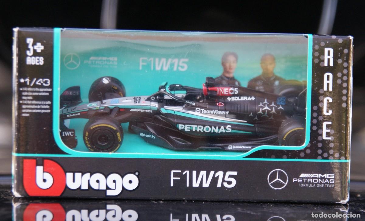F1W15 AMG PETRONAS FORMULA ONE TEAM HAMILTON ESCALA 1/43 DE BURAGO EN CAJA