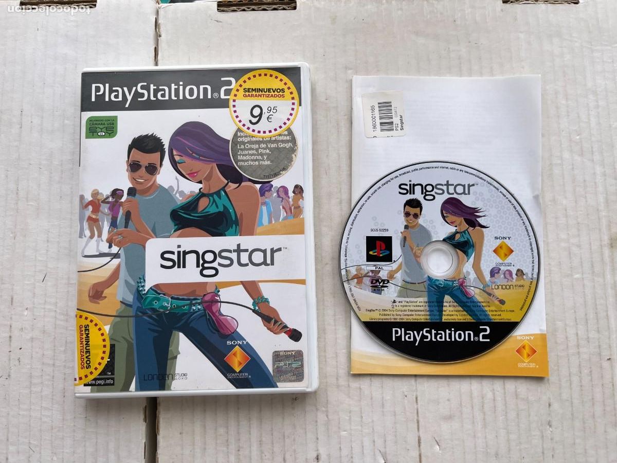 SINGSTAR SING STAR - PS2 PLAYSTATION 2 PLAY STATION TWO KREATEN