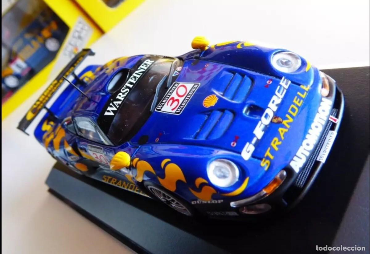 1/43 Minichamps Porsche 911 GT1 Blue Corai Coral G-Force Strandell FIA GT Series 1997