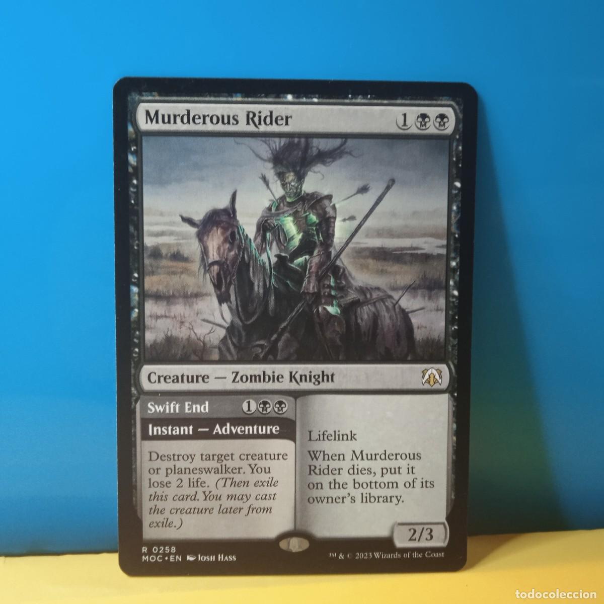 MAGIC THE GATHERING : JINETE HOMICIDA ( ZOMBIE )