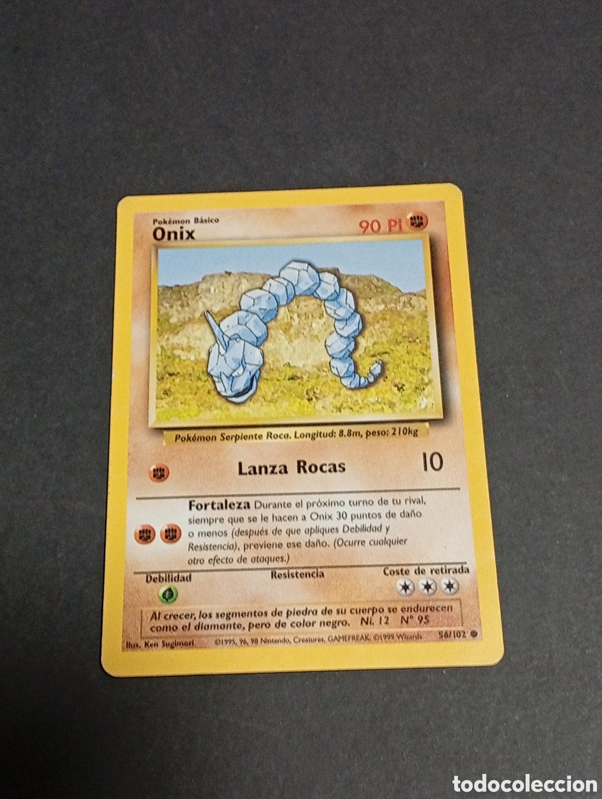 Carta POKEMON Onix .....
