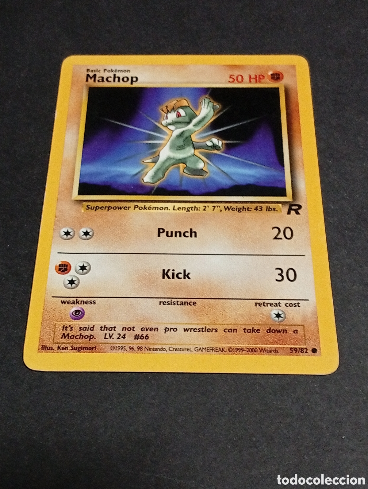 Carta POKEMON Machop