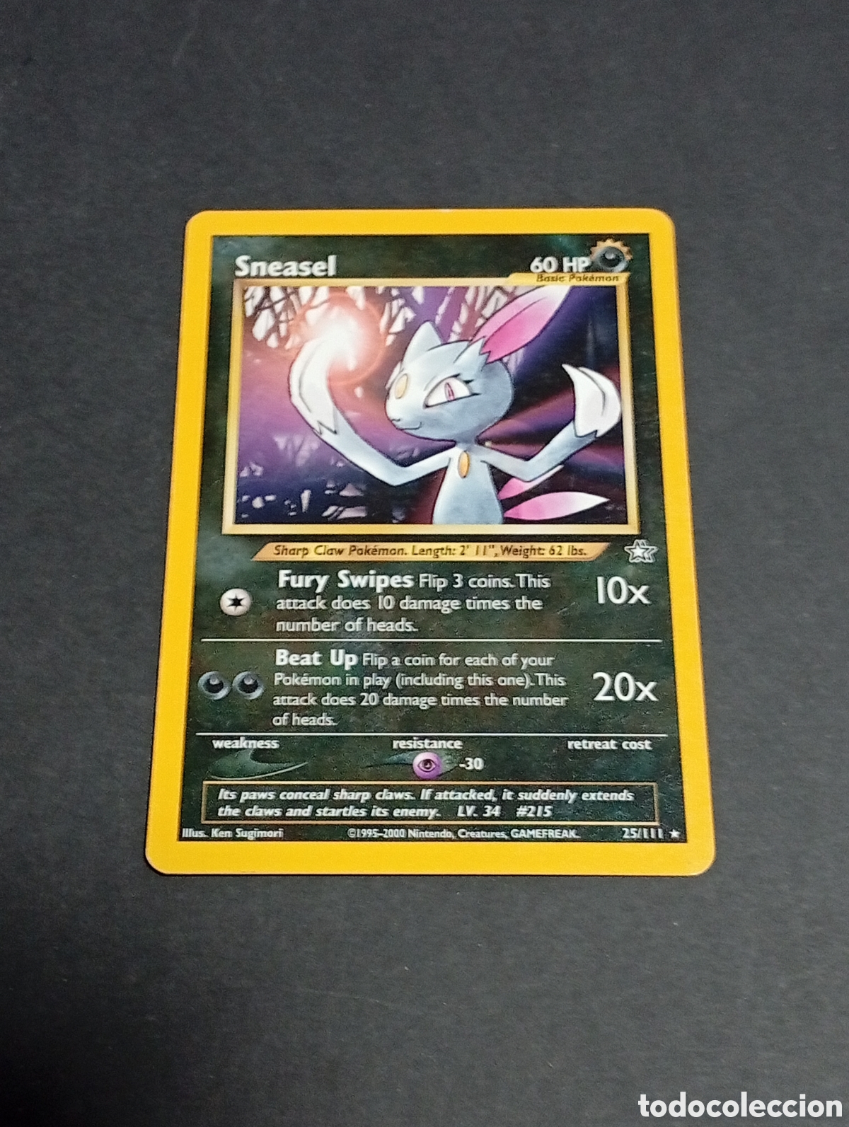 Carta POKEMON Sneasel