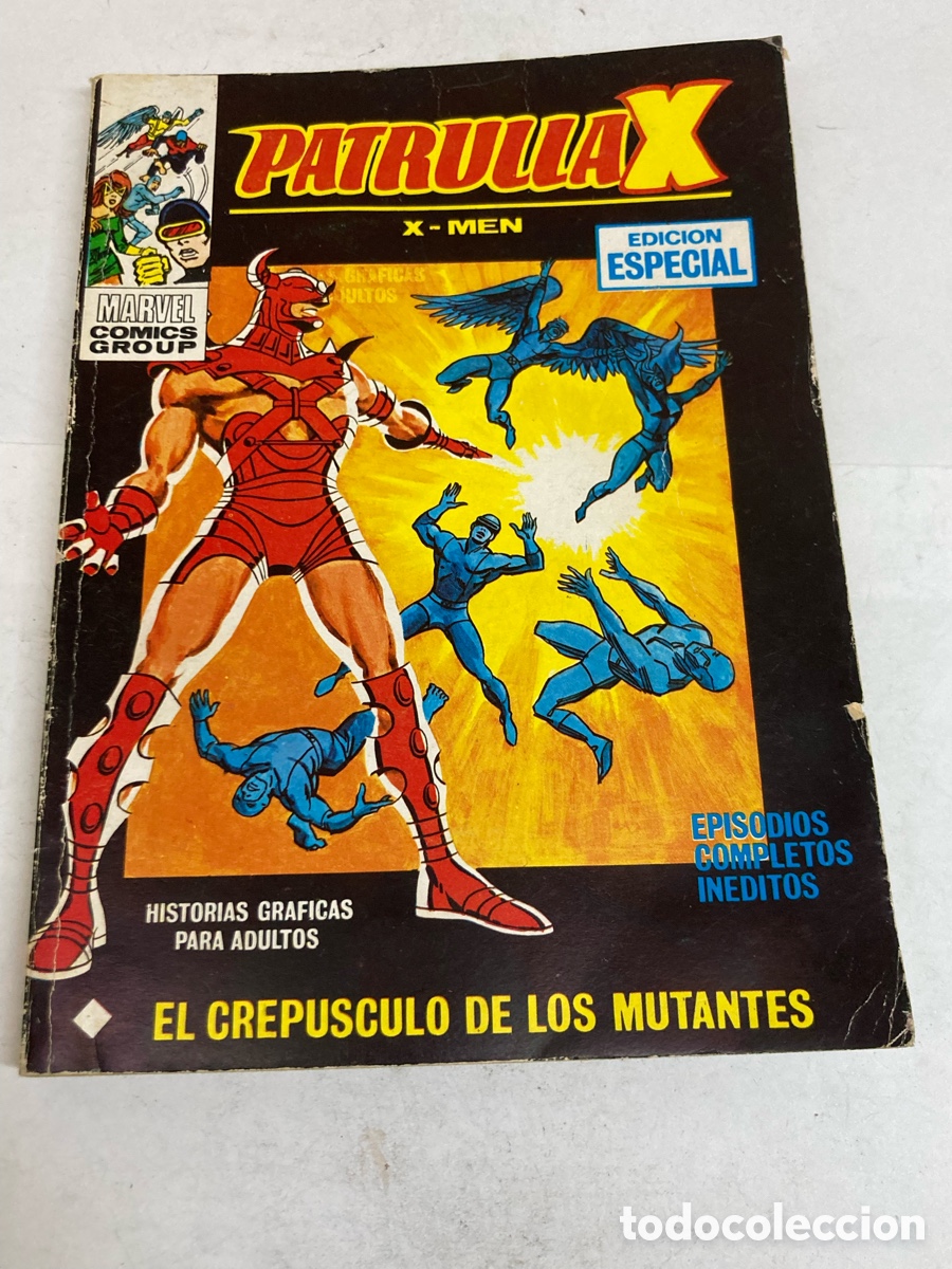 Cómic Marvel Patrulla X 1974 Vértice /LIBRO2-2