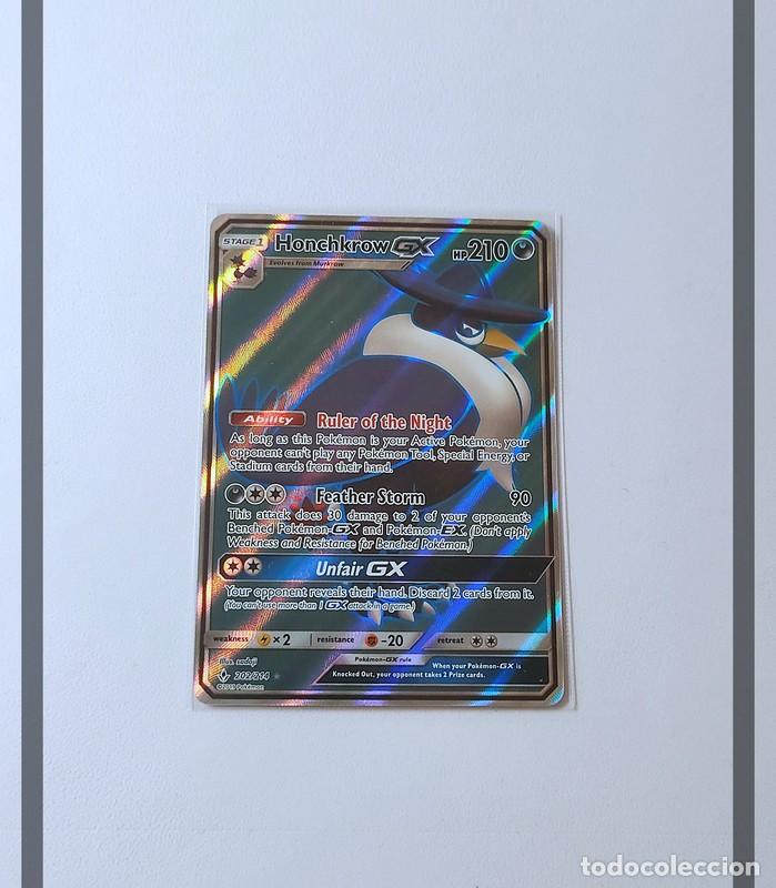 Honchkrow Gx 202/214 UNB Pokemon ENG-NM