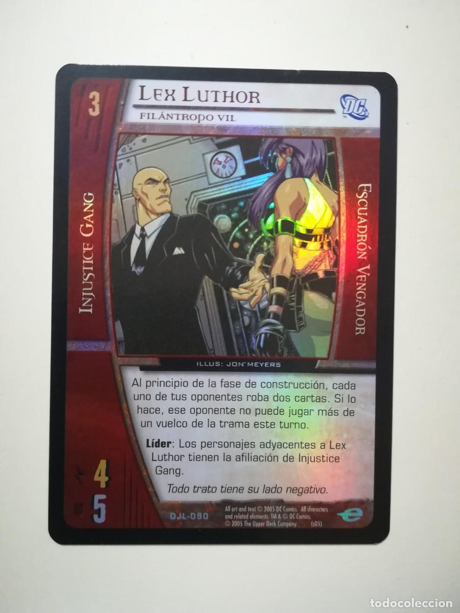 VS System DJL Nº 090. Foil Brillante. Lex Luthor. DC Liga de la Justicia (Justice League of América)