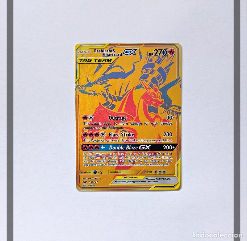 Reshiram & Charizard Gx SM247 Promo Pokemon ENG-NM