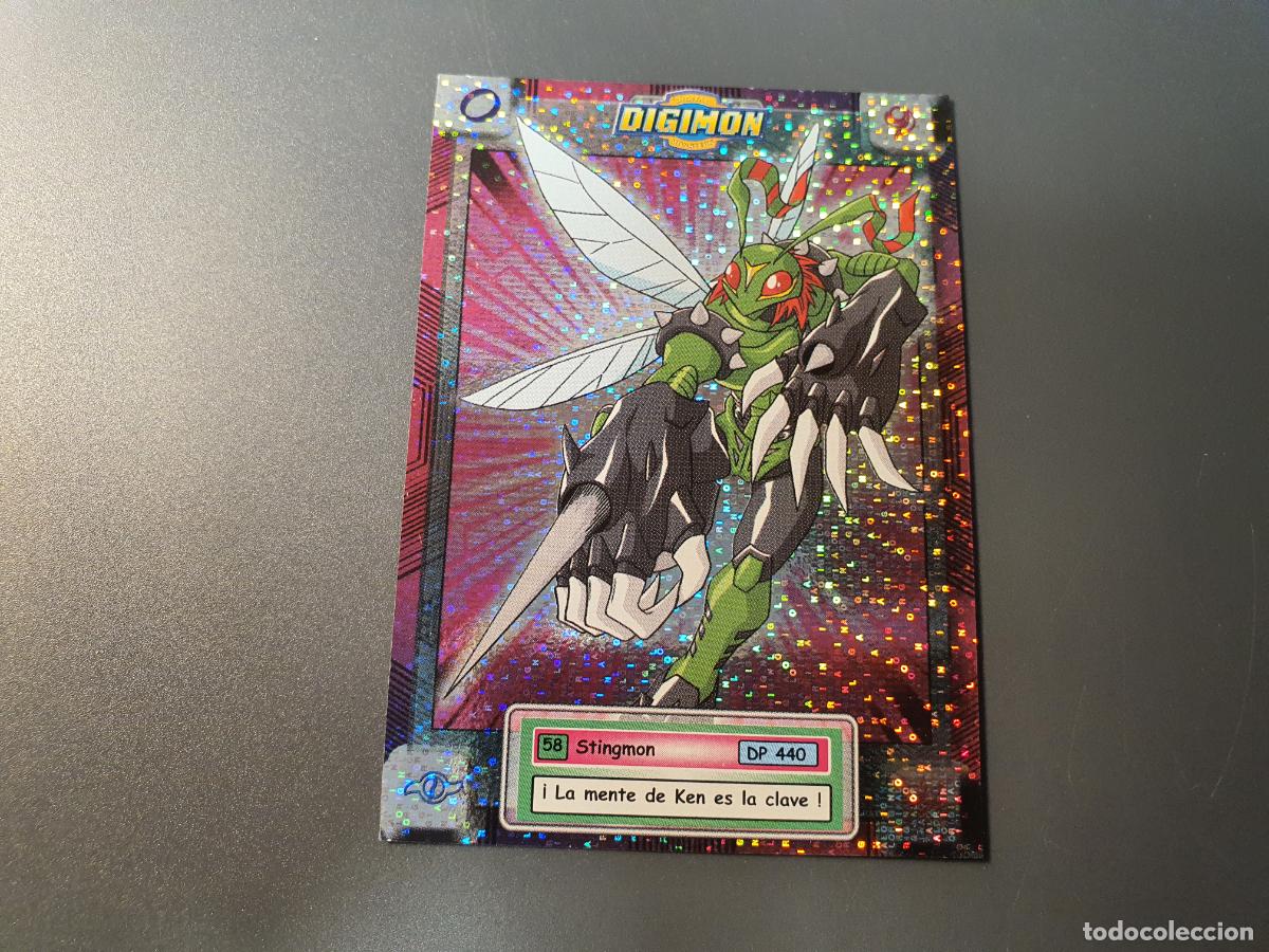 CROMO CARTA BANDAI DIGIMON SERIE 2 CARD ESPAÑA ESPAÑOL - Nº 58 BRILLANTE HOLO