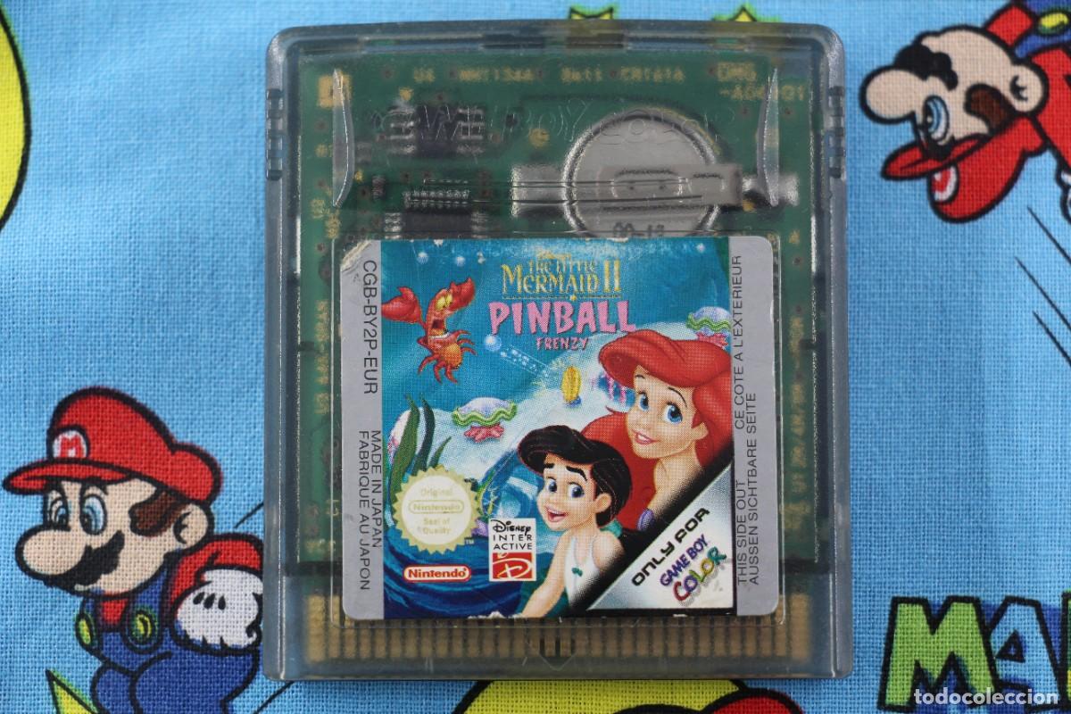 NINTENDO GAME BOY COLOR GBC DISNEY THE LITTLE MERMAID II PINBALL FRENZY ORIGINAL CARTUCHO PAL EUR