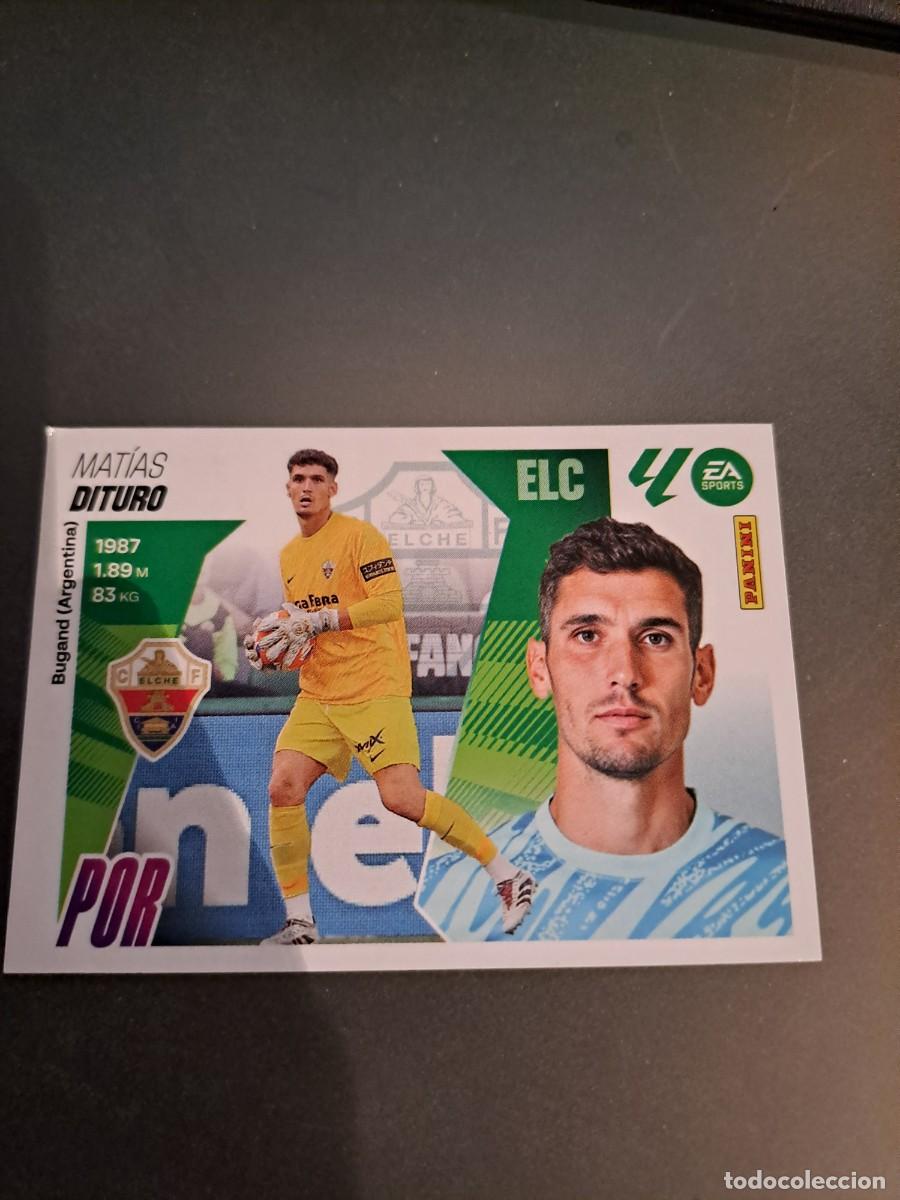 CROMO DITURO 3 ELCHE LIGA 2025 2026 25 26 ESTE PANINI NUNCA PEGADO
