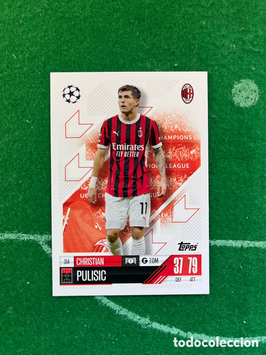 314 CHRISTIAN PULISIC AC MILÁN MATCH ATTAX 2024 2025 TOPPS