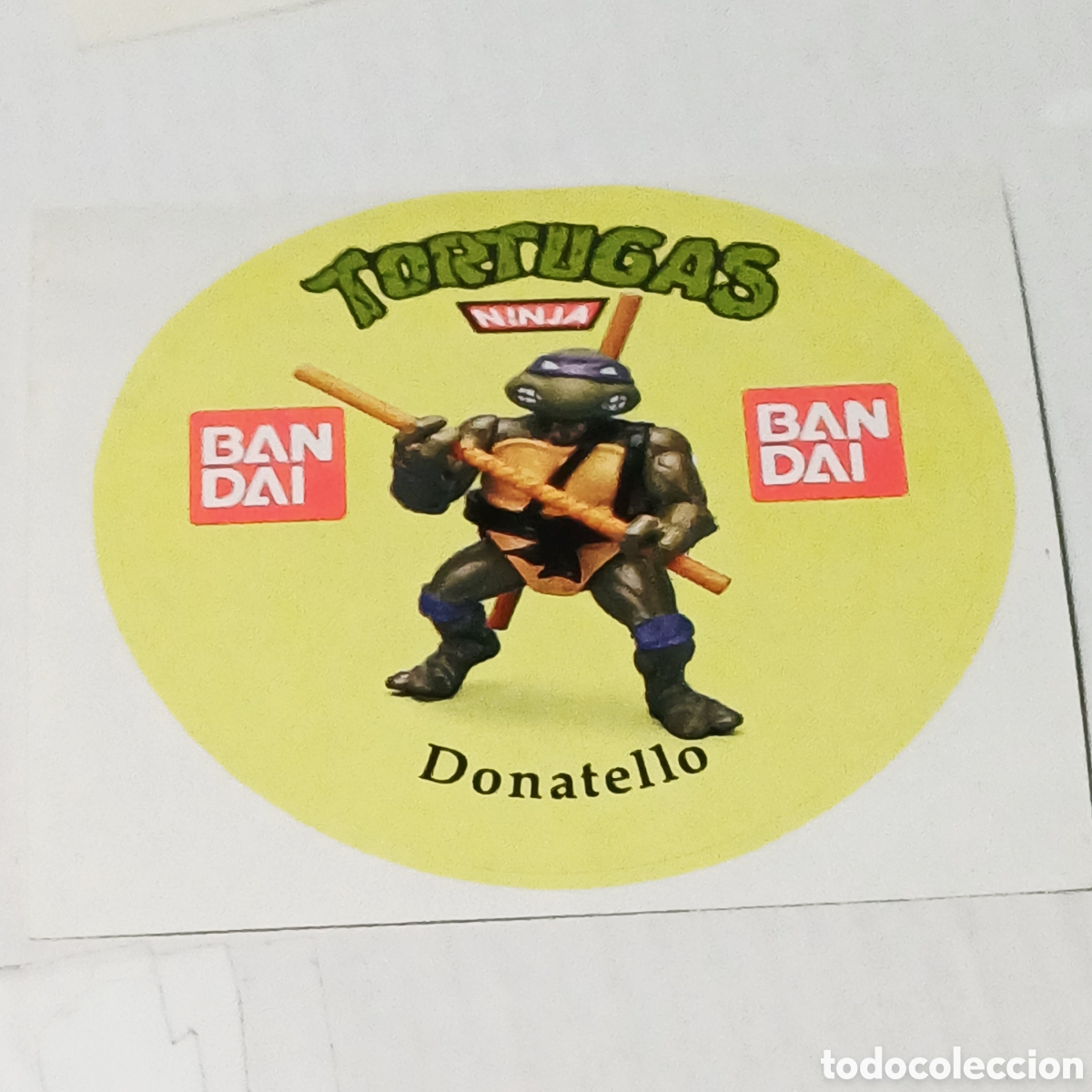 Pegatina años 90 Tortugas Ninja Bandai Donatello