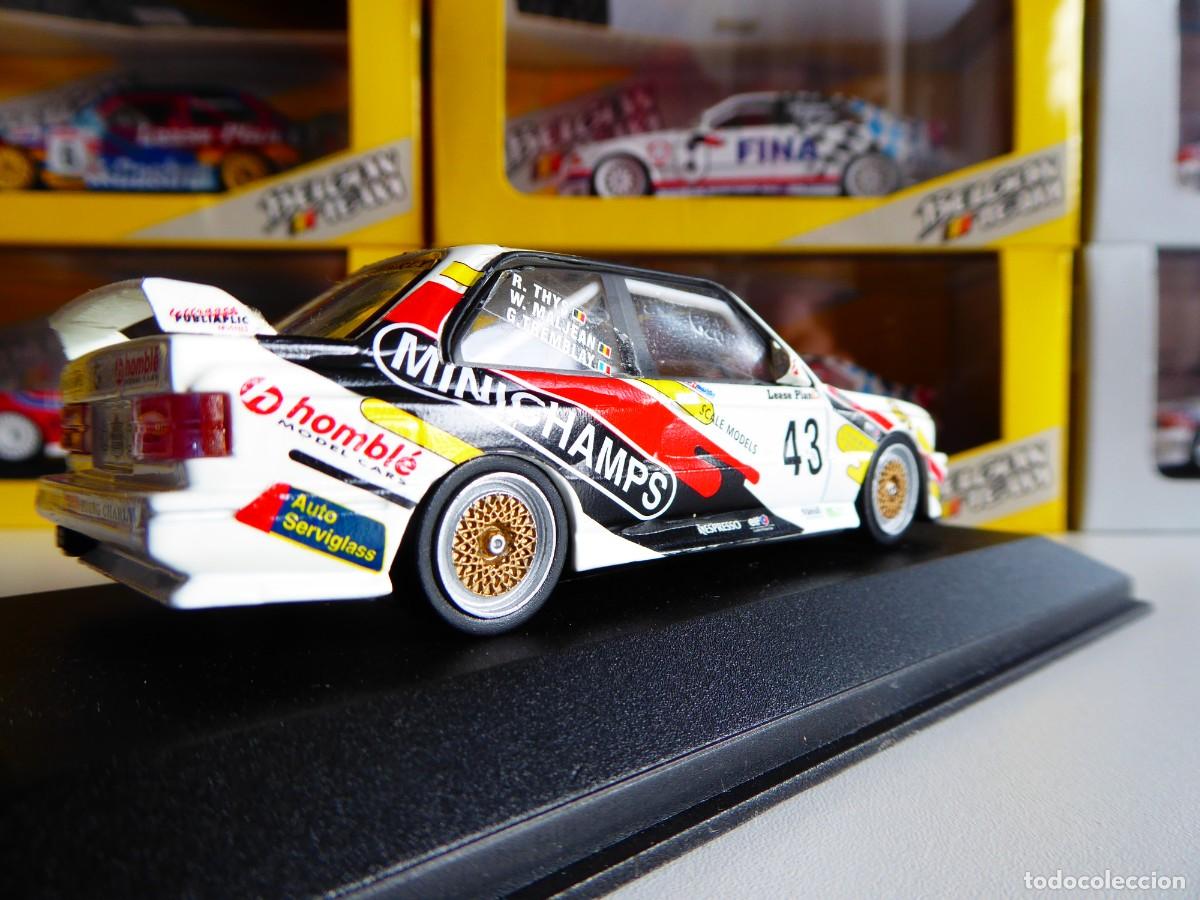 1/43 Minichamps BMW M3 E30 Bélgica Jumet Motors Team Homble Young Charly #43 24H SPA 1995 Maljean