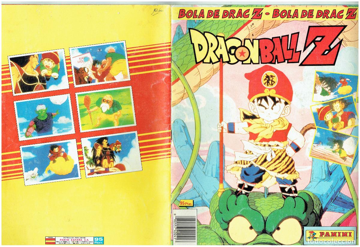 BOLA DE DRAGON BALL Z. PANINI. INCOMPLETO. 87 CROMOS PEGADOS. (B24.BIS3)